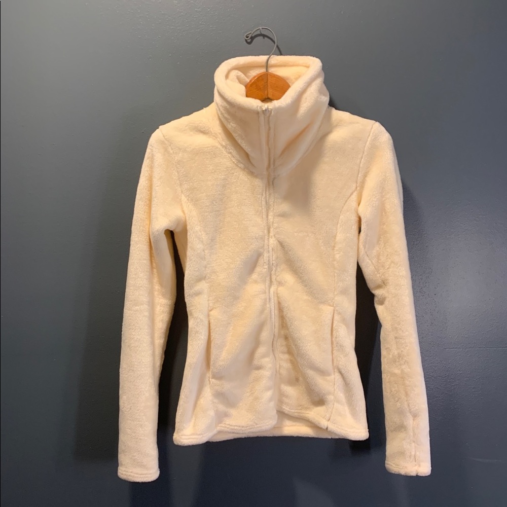 Bench Super Soft High Collar White Jacket